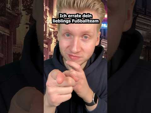 Ich errate dein Lieblings Fußballteam! #asmr