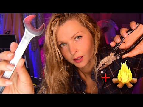 ASMR 🛠️ Délicatesse Mécanique : Une Réparation de Robot en Douceur 👩‍🔧 Ambiance cheminée 🔥 ROLEPLAY