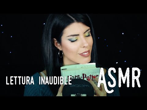 ASMR ita - 📙 Lettura INAUDIBLE di Harry Potter (con TAPPING)