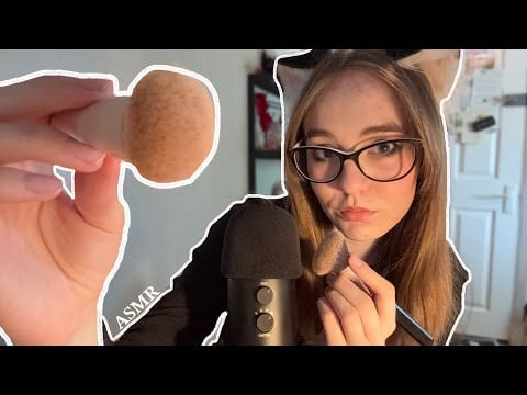 (ASMR) Gentle Face Brushing You Can Actually Hear