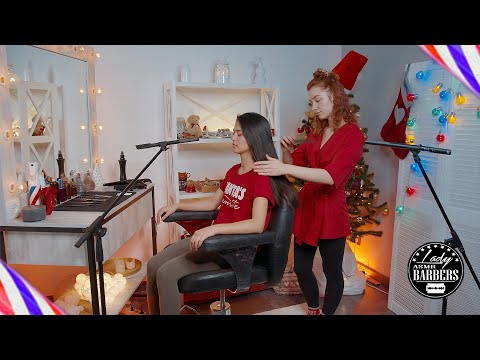 Christmas ASMR Barber Massage by Lady Barbers