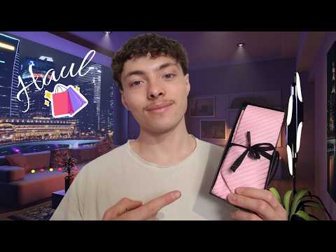 ASMR: Oui j'ai acheté une cravate (haul vêtements)