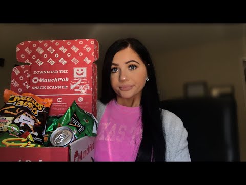 ASMR| MUNCHPAK UNBOXING (SNACKS FROM ALL AROUND THE WORLD)