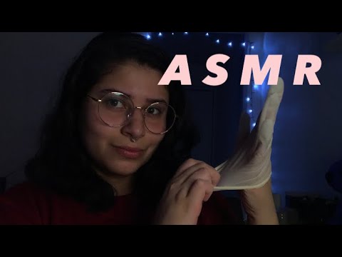 ASMR | FARMACÊUTICA FAZENDO EXAMES EXTREMAMENTE DUVIDOSOS EM VOCÊ 🧐