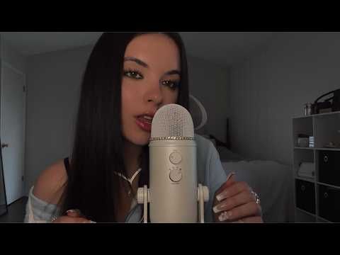 random ASMR triggers & up-close whisper rambling