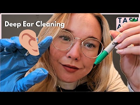 ASMR Deep Ear Cleaning, Brushing, Mapping!