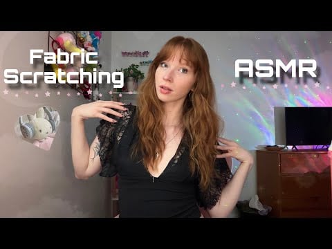 ASMR ♡ Fast Fabric Scratching, Tapping, Hand Sounds + Rambles 