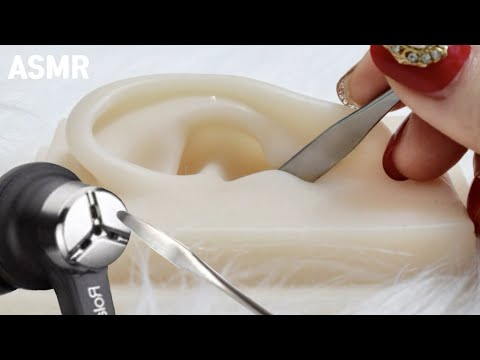 ASMR 팅글가득한 귀벽 긁기와 톡톡 두드리기❣️ear cleaning asmr (no talking)