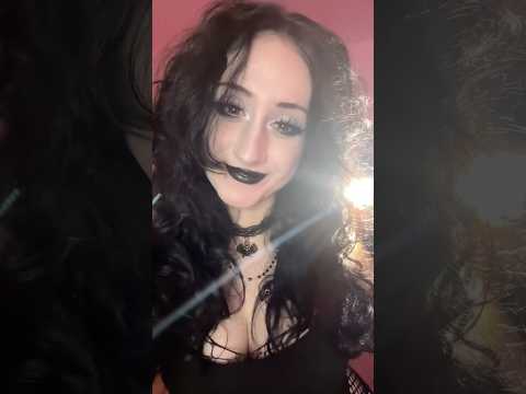 Peekaboo! Eye exam time! #asmrsleepy #sleepaid #asmr #gothgirl #asmrcommunity