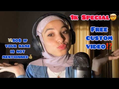 [ASMR] Whispering Your Names & Personal Triggers❤️‍🔥(1K Special)