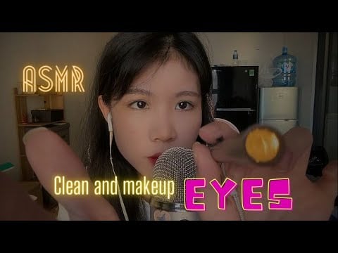 ASMR làm sạch và make up cho mắt của bạn - Pii Ca Asmr