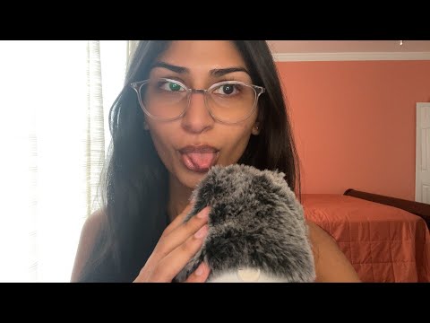 asmr mic scratching & mouth sounds 🪐 | extremely tingly but gentle layered sounds