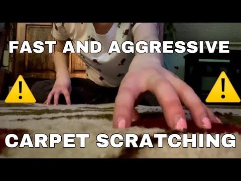 ASMR | Fast and Aggressive Carpet Scratching | No Talking
