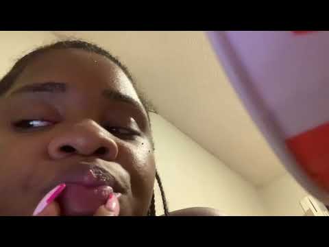 ASMR ice eating