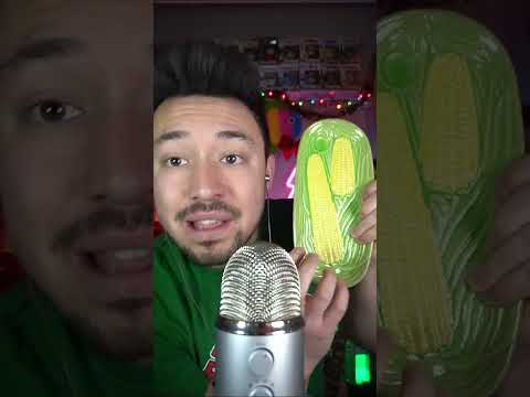 Corn plate will bring you the BEST ASMR tingles