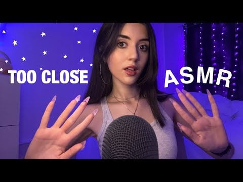 ASMR that’s TOO close to the mic- Hand Movements and Mouth Sounds at 100% sensitivity