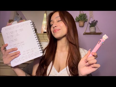 asmr day-1 learning Portuguese😍🇧🇷 || (english translation) *trying my best lol*