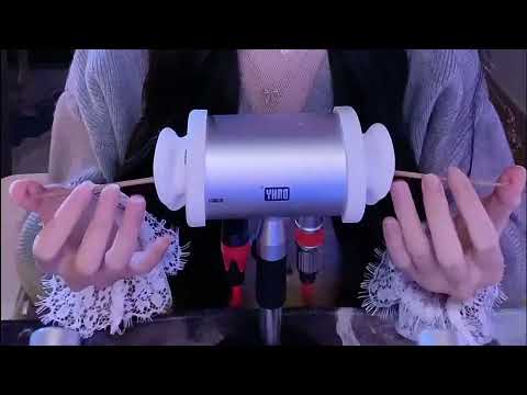 Deep Ear Cleaning & Relaxing ASMR: Goose Feather, Ear Massage & Tingly Sounds  / 3Hr (No Talking)