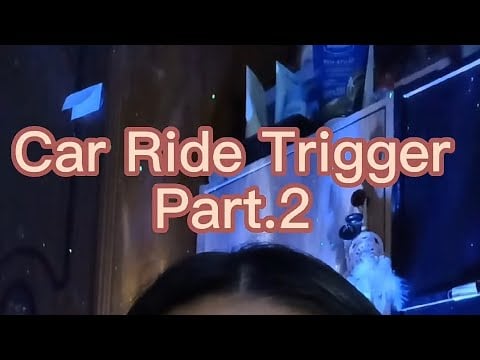 Car Ride Trigger part.2 🚙🌠 #asmr #livieeasmr #lighttriggers