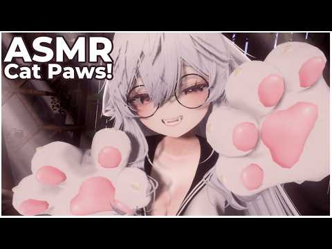 【Visual ASMR Vrchat】Cat Paws On Your Face~!! ♥  Headpats ♥ Taking care ♥  Personal Attention