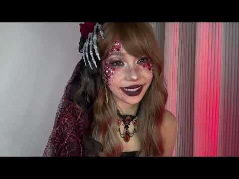 ASMR情景模拟｜误入古堡🏰恶魔女巫吃掉你🩸万圣节🎃特辑：夜幕降临🌙不要踏入森林🚫否则…会被女巫吃掉🍴可爱的人类别害怕😈我很温柔哒😜（终于在万圣节拍了“吃掉你”啦）#ASMR #助眠剧情模拟