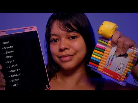 Test perception de 10 couleurs différentes 🎨 ASMR FR