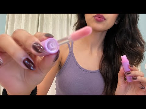 lip gloss ASMR (intense pumping and mouth sounds)