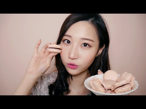 ASMR 속삭이며 마카롱 이팅사운드 Macaron Eating sounds, Whispering