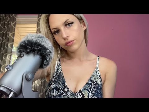 ASMR Repeating Trigger Words w/New Mic🤩