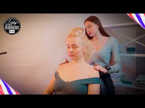 ASMR Massage with Herbal Thai Balls by Barber Lady Sandra