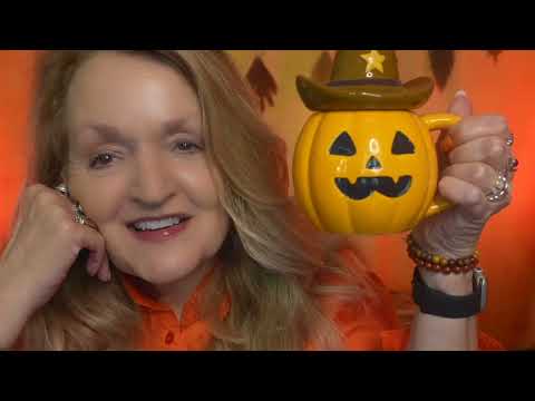 ASMR 🎃 Let's Catch Up ...Halloween Mugs & a Life Update