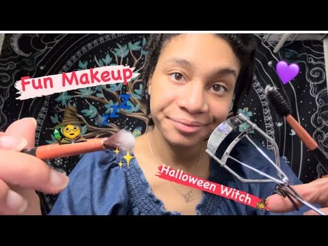 ASMR - Halloween Makeup (Kayla)
