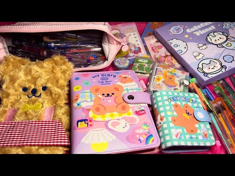 ASMR Huge Stationery Haul (Whispered, Tracing)