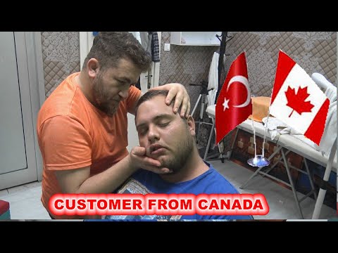 ASMR TURKISH BARBER MASSAGE = NECK CRACK = head,back,arm,toksen,ear,face,roller,foot,sleep massage