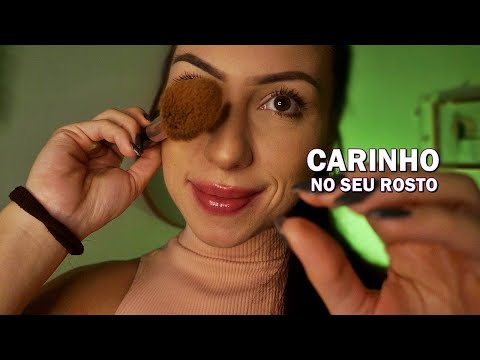 ASMR: CARINHO NO SEU ROSTO E SUSSURROS NO OUVIDO PARA DORMIR