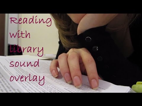 #101 *ASMR* Studying with library sounds overlay ~just sounds~