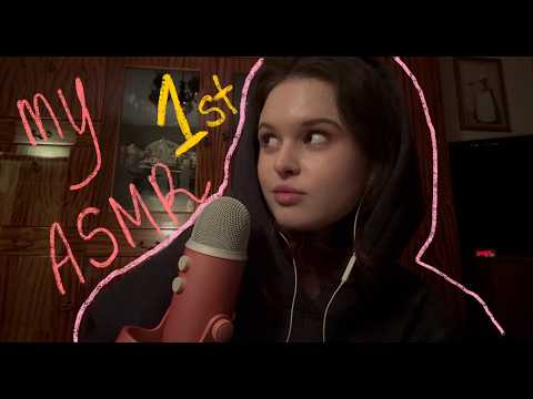 my first asmr video l a lot of talking and whisper rambling