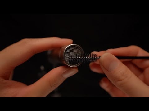 ASMR Mic Cleaning from My POV ✨ Nail Scratching & Soft Brushing Sounds #ASMR #SleepAid  #Relaxation
