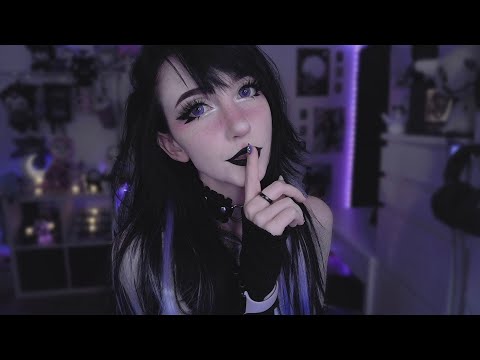 asmr ☾ falling asleep in black & purple 🖤💜