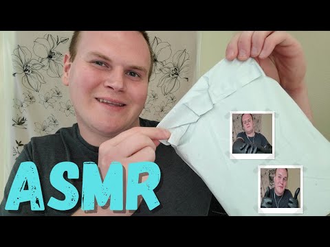 ASMR - Long Black Latex Gloves Unboxing - Review, Try-On, Latex Sounds