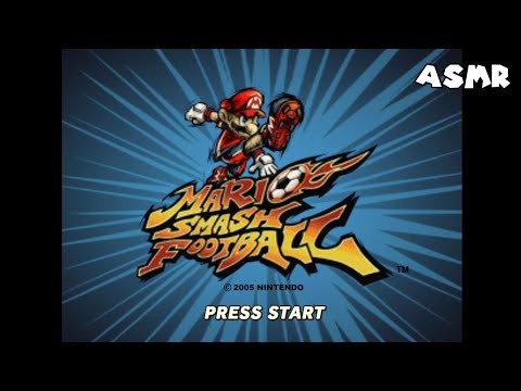 ASMR Mario Smash Football ⚽️ (controller sounds & whispering)