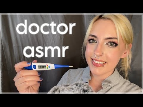 ASMR Chaotic Doctor's Appointment ~ up close ear to ear whispers