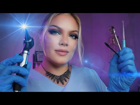 ASMR Ear Exam Semi Inaudible Binaural Ear Cleaning, Otoscope Inspection, Ear Picking, Hearing Test