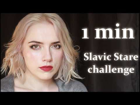 Can You Survive My Slavic Stare? 👁️ 1 Minute ASMR