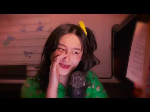 ASMR 🌸 crispy clicky close cupped whispers & inaudible whispering at 100% sensitivity