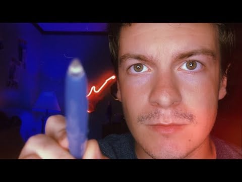 [ASMR] Trying To Wake You Up | Lens Tapping, Poking Your Face, Role Play | Visual ASMR