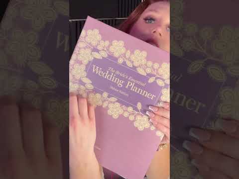 Wedding planner #asmr #satisfying #tinglysounds #asmrsounds #tingles