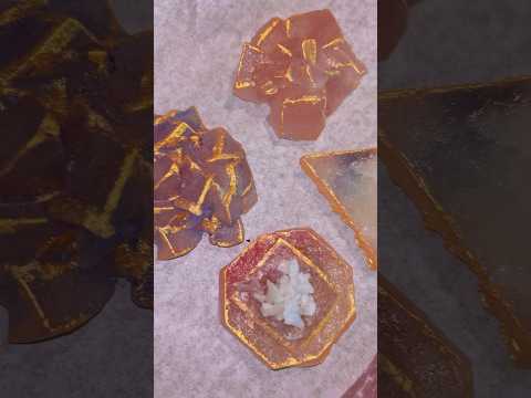 painting some crystals #asmr