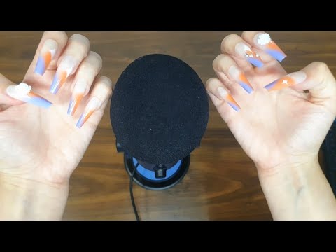 ASMR - Mic Scratching With Fake Nails