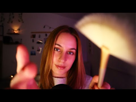 ASMR 🌸 Te contorneo la carita suavemente hasta que te duermas :)